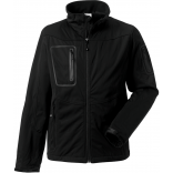 VESTE HOMME Sportshell 5000 RU520M - Black personnalisable - Vue de face