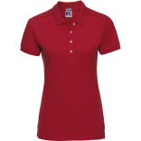 Polo Stretch Femme RU566F - Classic Red personnalisable - Vue de face