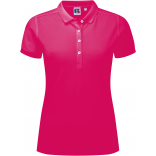 Polo Stretch Femme RU566F - Fuchsia personnalisable - Vue de face