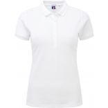 Polo Stretch Femme RU566F - White personnalisable - Vue de face