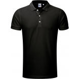 Polo Stretch Homme RU566M - Black personnalisable - Vue de face