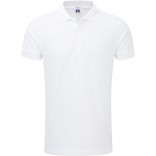 Polo Stretch Homme RU566M - White personnalisable - Vue de face