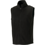 Gilet polaire homme RU8720M - Black personnalisable - Vue de face