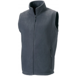 Gilet polaire homme RU8720M - Convoy Grey personnalisable - Vue de face