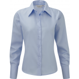 Chemise femme manches longues Non Iron RU956F - Bright Sky personnalisable - Vue de face