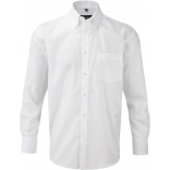 Chemise homme manches longues Non Iron - classique RU956M - White personnalisable - Vue de face