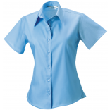 Chemise femme manches courtes Non Iron RU957F - Bright Sky personnalisable - Vue de face