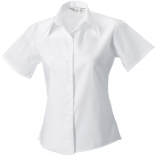 Chemise femme manches courtes Non Iron RU957F - White personnalisable - Vue de face