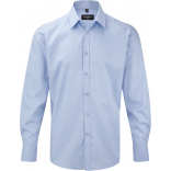 Chemise homme manche longues à chevrons RU962M - Light Blue personnalisable - Vue de face