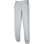 Pantalon de jogging bas élastiqué (64-026-0) SC153C - Heather Grey personnalisable - Vue de face