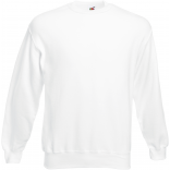 Sweat-shirt col rond Classic (62-202-0) SC163 - White personnalisable - Vue de face