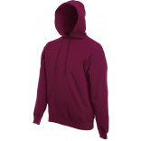 Sweat-shirt capuche Classic (62-208-0) SC244C - Burgundy personnalisable - Vue de face