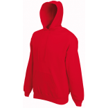 Sweat-shirt capuche Classic (62-208-0) SC244C - Red personnalisable - Vue de face