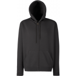 Sweat-shirt homme zippé capuche Premium (62-034-0) SC361C - Charcoal personnalisable - Vue de face