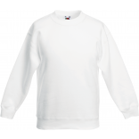 Sweat-shirt enfant col rond Classic (62-041-0) SC62041 - White personnalisable - Vue de face