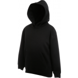 Sweat-shirt enfant capuche Classic (62-043-0) SC62043 - Black personnalisable - Vue de face