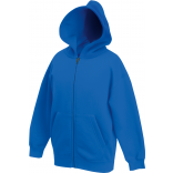 Sweat-shirt enfant zippé capuche Classic (62-045-0) SC62045 - Royal Blue personnalisable - Vue de face
