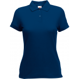 Polo femme 65/35 (63-212-0) SC63212 - Navy personnalisable - Vue de face