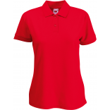 Polo femme 65/35 (63-212-0) SC63212 - Red personnalisable - Vue de face