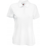 Polo femme 65/35 (63-212-0) SC63212 - White personnalisable - Vue de face