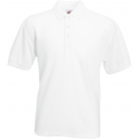 Polo homme 65/35 (63-402-0) SC63402 - White personnalisable - Vue de face