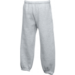 Pantalon de jogging enfant bas elastiqué (64-051-0) SC64051 - Heather Grey personnalisable - Vue de face