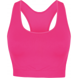 Brassière sport SK235 - Neon Pink personnalisable - Vue de face