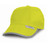 Casquette baseball à bordures réfléchissantes YC6713 - Yellow personnalisable - Vue de face