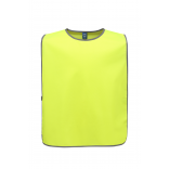 Chasuble à bordure réfléchissante YHVJ259 - Yellow personnalisable - Vue de face