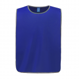 Chasuble à bordure réfléchissante YHVJ259 - Royal Blue personnalisable - Vue de face