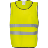 Chasuble haute visibilité YHVJ269 - Hi Vis Yellow personnalisable - Vue de face