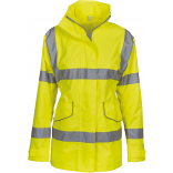 Veste haute visibilité "Management" femme YHVP189 - Hi Vis Yellow personnalisable - Vue de face