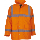 Parka Haute visibilité YHVP300 - Hi Vis Orange personnalisable - Vue de face