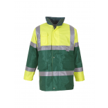 Veste contrastante haute visibilité YHVP303 - Hi Vis Yellow / Green personnalisable - Vue de face