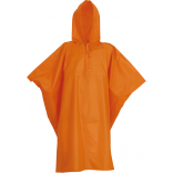 Poncho léger YHVS470 - Orange personnalisable - Vue de face