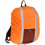 Housse de protection imperméable pour sac à dos YHVW068 - Orange personnalisable - Vue de face