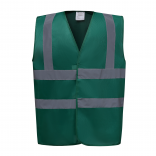 Gilet haute visibilité YHVW100 - Paramedic Green personnalisable - Vue de face