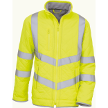 Veste haute visibilité "Kensington" YHVW706 - Hi Vis Yellow personnalisable - Vue de face