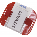 Brassards d'identité YID03 - Red personnalisable - Vue de face