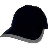 Casquette de protection 5 panneaux YTFC100 - Navy personnalisable - Vue de face