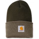 Bonnet tricoté CARA18 - Dark Green / Driftwood-One Size