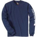 T-shirt avec logo Carhartt® manches longues EK231 - Navy