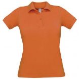 Polo femme manches courtes Safran Pure PW455 - Pumpkin Orange