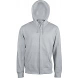 Sweat-shirt capuche zippé K454 - Oxford Grey