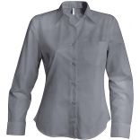 Chemise manches longues femme Oxford K534 - Oxford Silver