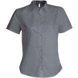 Chemise manches courtes femme Oxford K536 - Oxford Silver