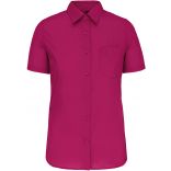 Chemise manches courtes femme Judith K548 - Fuchsia