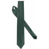 Cravate satinée uni K860 - Forest Green