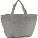 Cabas en toile de jute teint 100% naturel KI0227 - Cool Grey / Cool Grey - 36 x 59 x 29 cm de face