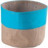 Corbeille en jute KI0335 - Natural / Turquoise-One Size